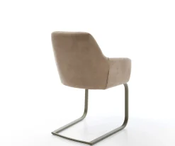 FreischwingerPejo-Flex Materialmix Schlamm Freischwinger flach Effektfinish Titan Taschenfederkern Sofort versandfertig