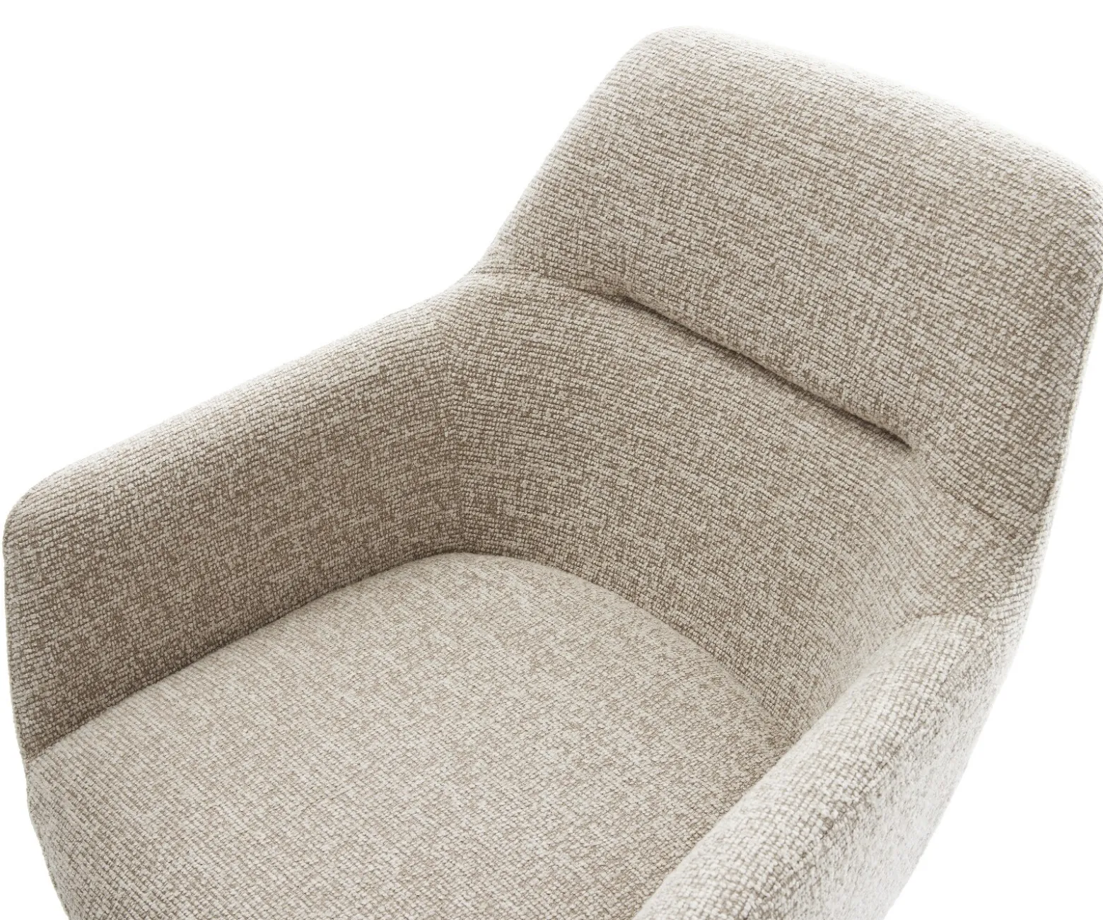 FreischwingerPejo-Flex Webstoff Soft Beige Freischwinger flach Graphit Taschenfederkern Sofort versandfertig