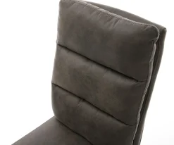 FreischwingerPela-Flex Mikrofaser Anthrazit Vintage Freischwinger flach Schwarz Taschenfederkern Sofort versandfertig