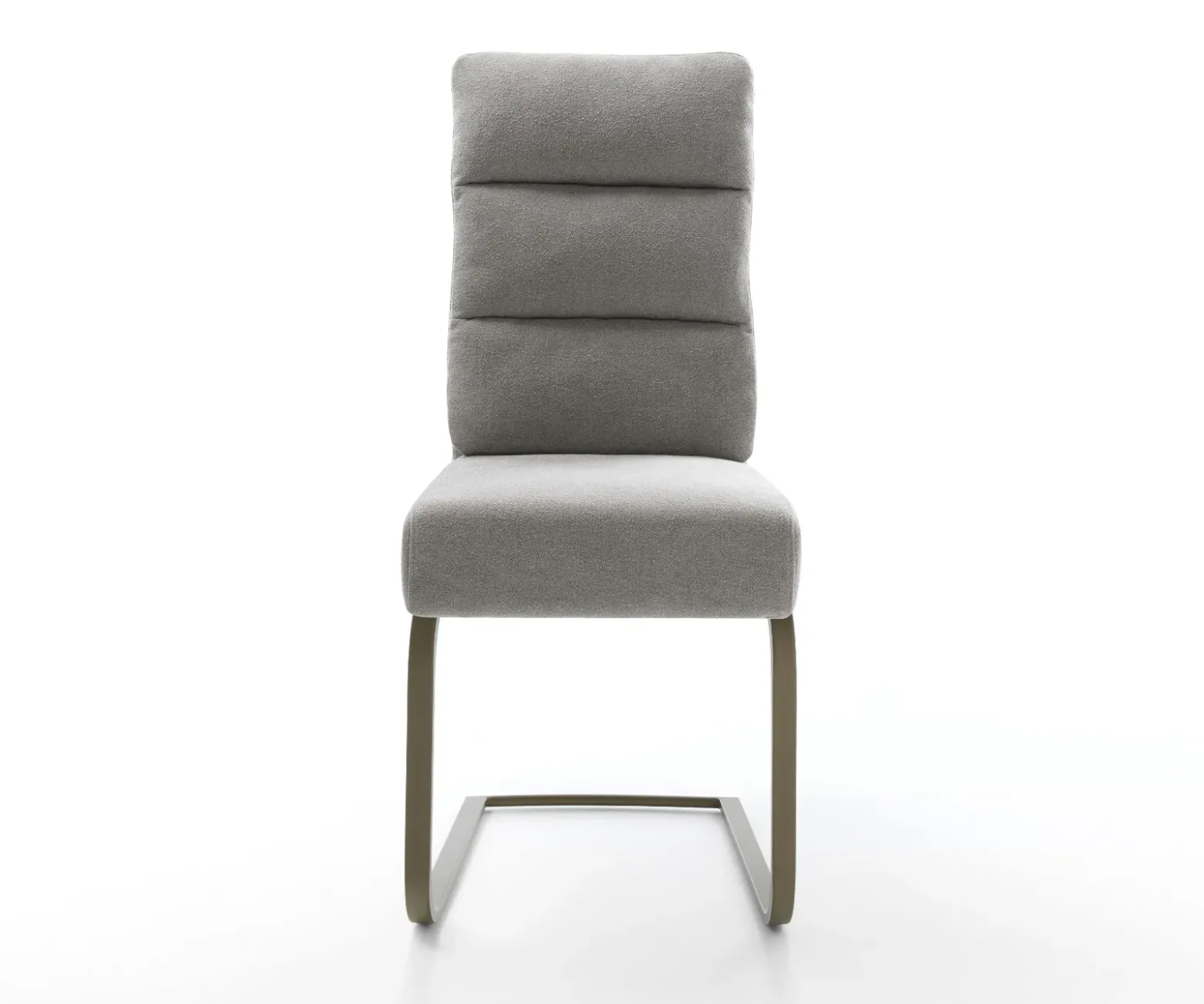 FreischwingerPela-Flex Strukturstoff Soft Grau Freischwinger flach Effektfinish Titan Taschenfederkern Sofort versandfertig
