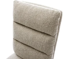 FreischwingerPela-Flex Webstoff Soft Beige Freischwinger flach Schwarz Taschenfederkern Sofort versandfertig