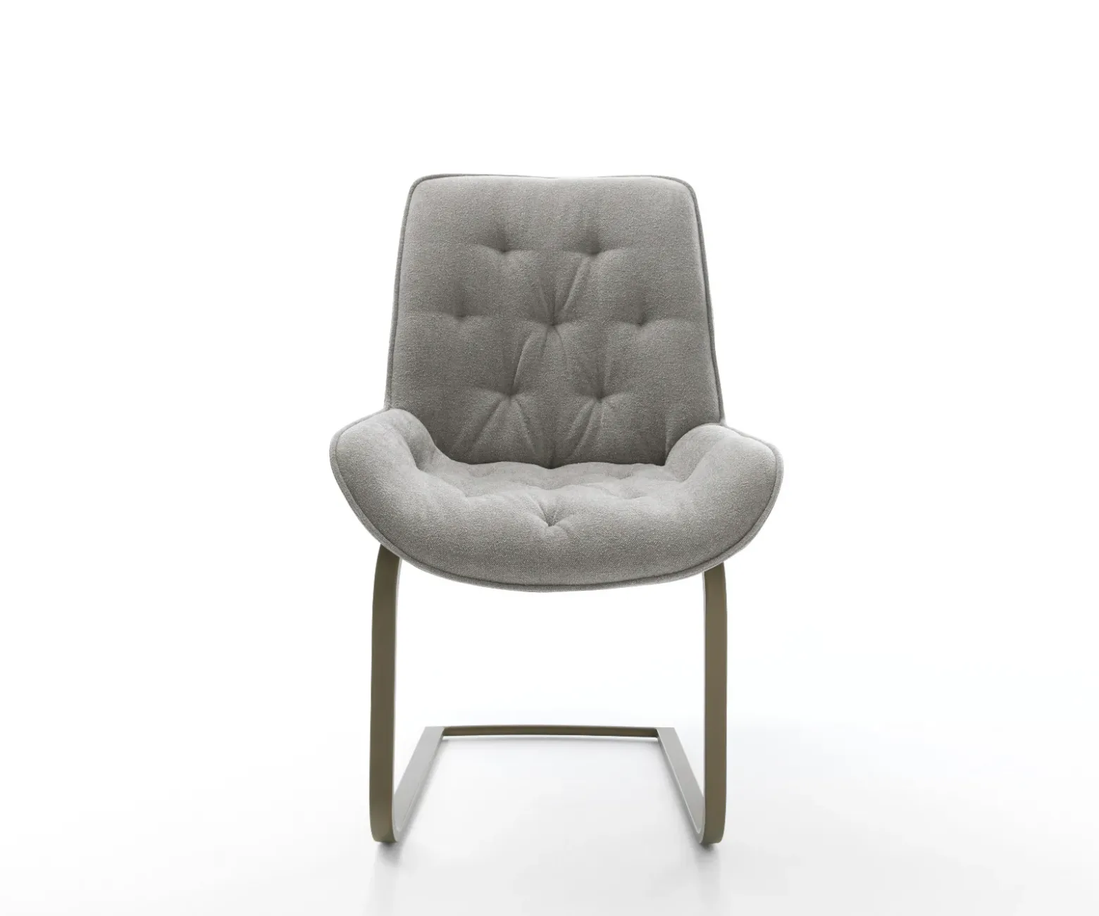 FreischwingerTaimi-Flex Strukturstoff Soft Grau Freischwinger flach Effektfinish Titan Sofort versandfertig