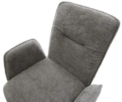 FreischwingerVinja-Flex Bouclé Soft Schlamm Freischwinger flach Effektfinish Titan Sofort versandfertig