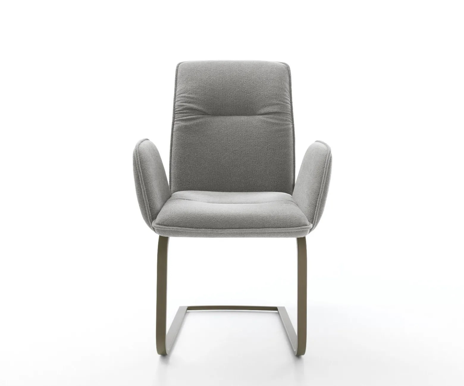 FreischwingerVinja-Flex Strukturstoff Soft Grau Freischwinger flach Effektfinish Titan Sofort versandfertig