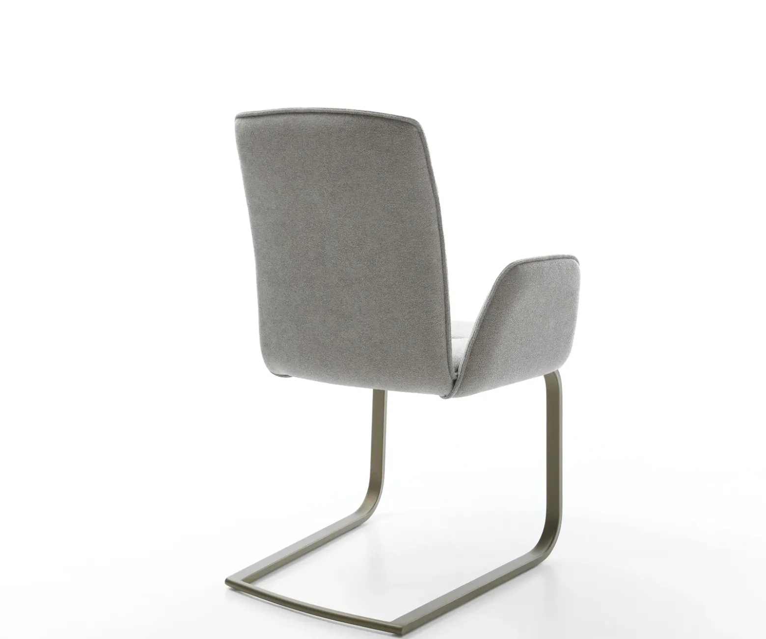 FreischwingerVinja-Flex Strukturstoff Soft Grau Freischwinger flach Effektfinish Titan Sofort versandfertig