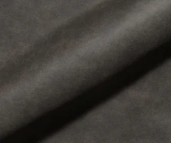 FreischwingerYago-Flex mit Armlehnen Mikrofaser Anthrazit Vintage Freischwinger flach Edelstahl Taschenfederkern Sofort versandfertig
