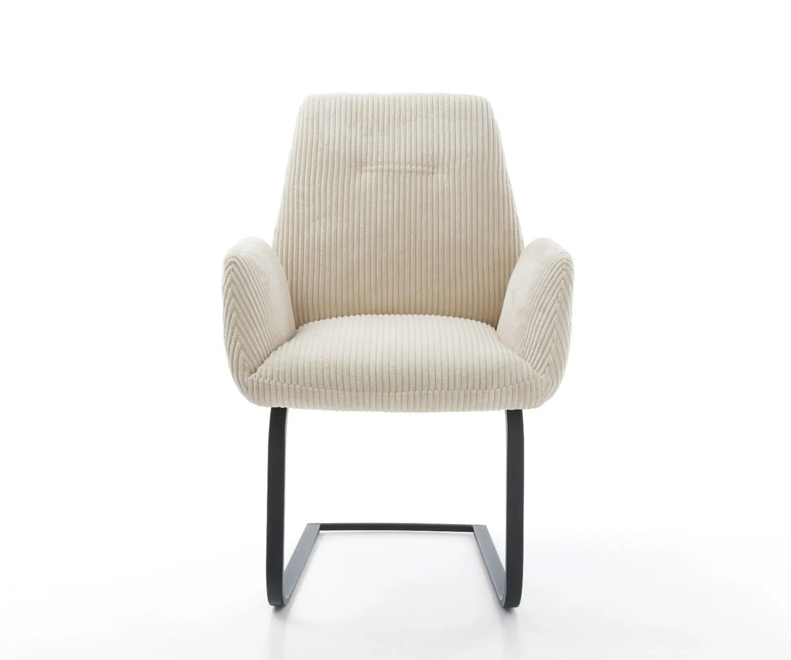 FreischwingerZoa-Flex Cord Beige Freischwinger flach Schwarz Taschenfederkern Sofort versandfertig