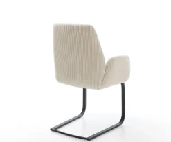 FreischwingerZoa-Flex Cord Beige Freischwinger flach Schwarz Taschenfederkern Sofort versandfertig