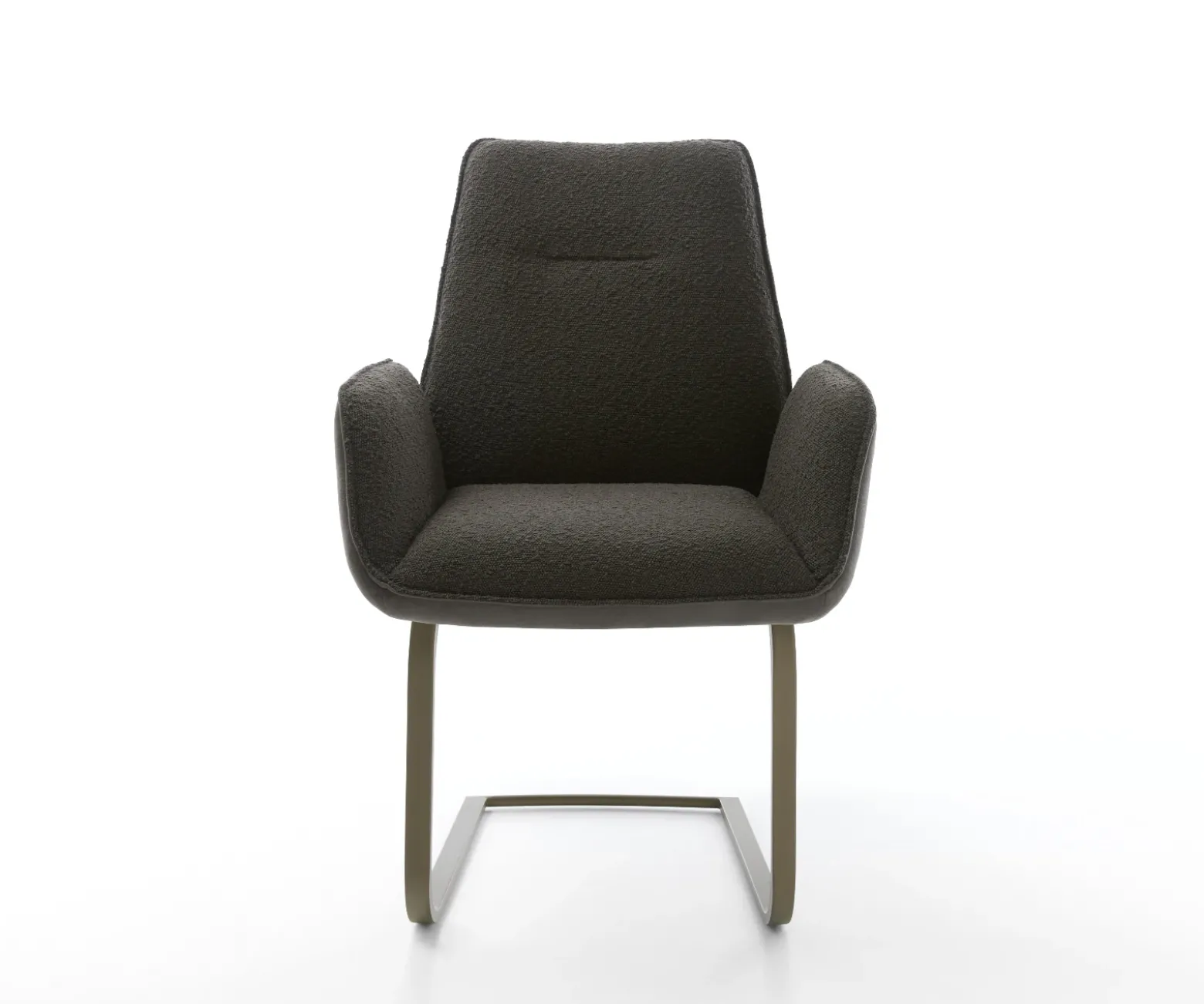 FreischwingerZoa-Flex Materialmix Schwarz Freischwinger flach Effektfinish Titan Taschenfederkern Sofort versandfertig