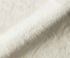 FreischwingerZoa-Flex Plüsch Creme-Weiß Freischwinger flach Edelstahl Taschenfederkern Sofort versandfertig