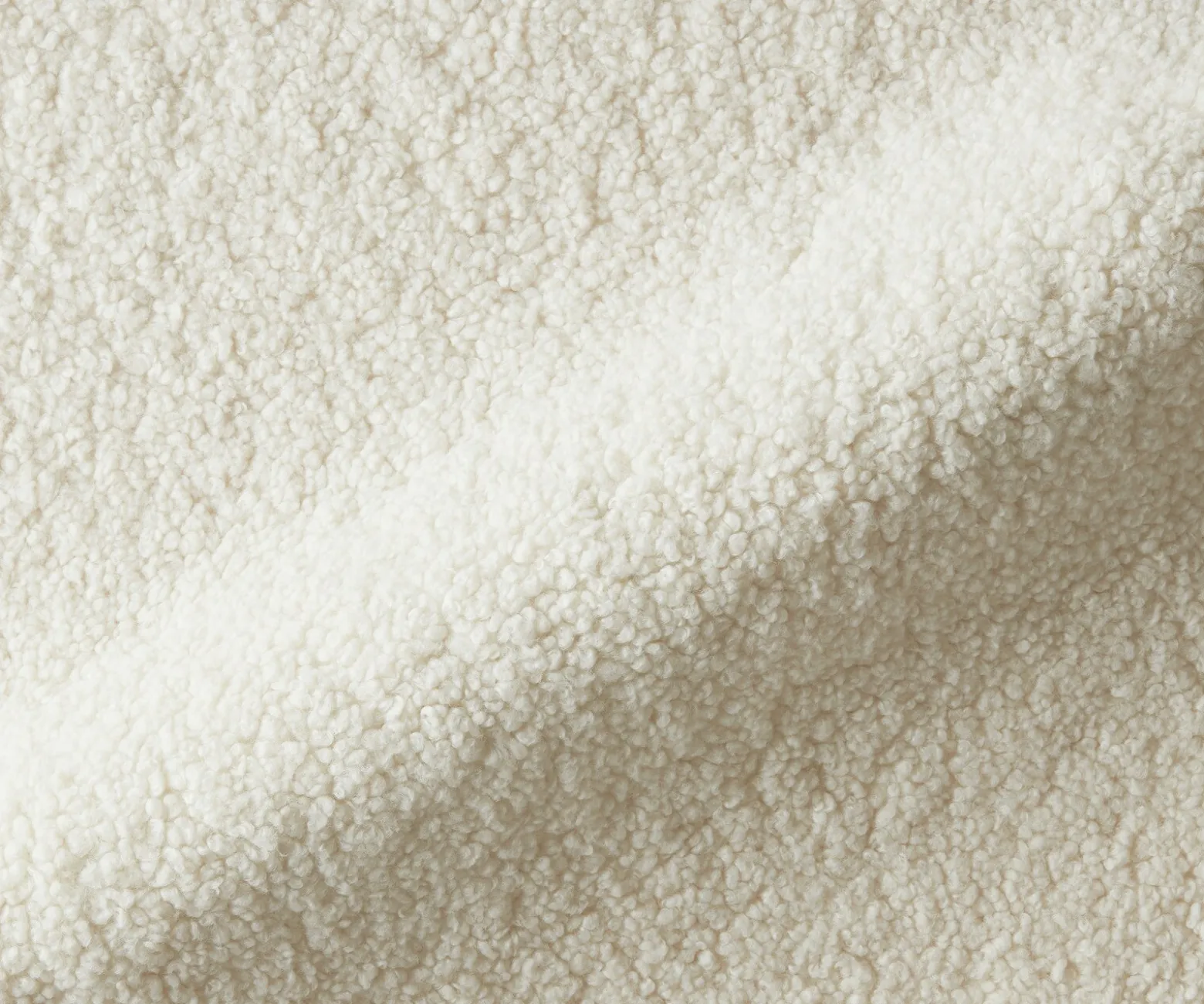 FreischwingerZoa-Flex Teddystoff Beige Freischwinger flach Weiß Taschenfederkern Sofort versandfertig