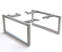 FußKufe schmal schmal 15 cm Edelstahl gebürstet für Kastenmöbel der Tiefe 35 cm (2er Set) Sofort versandfertig