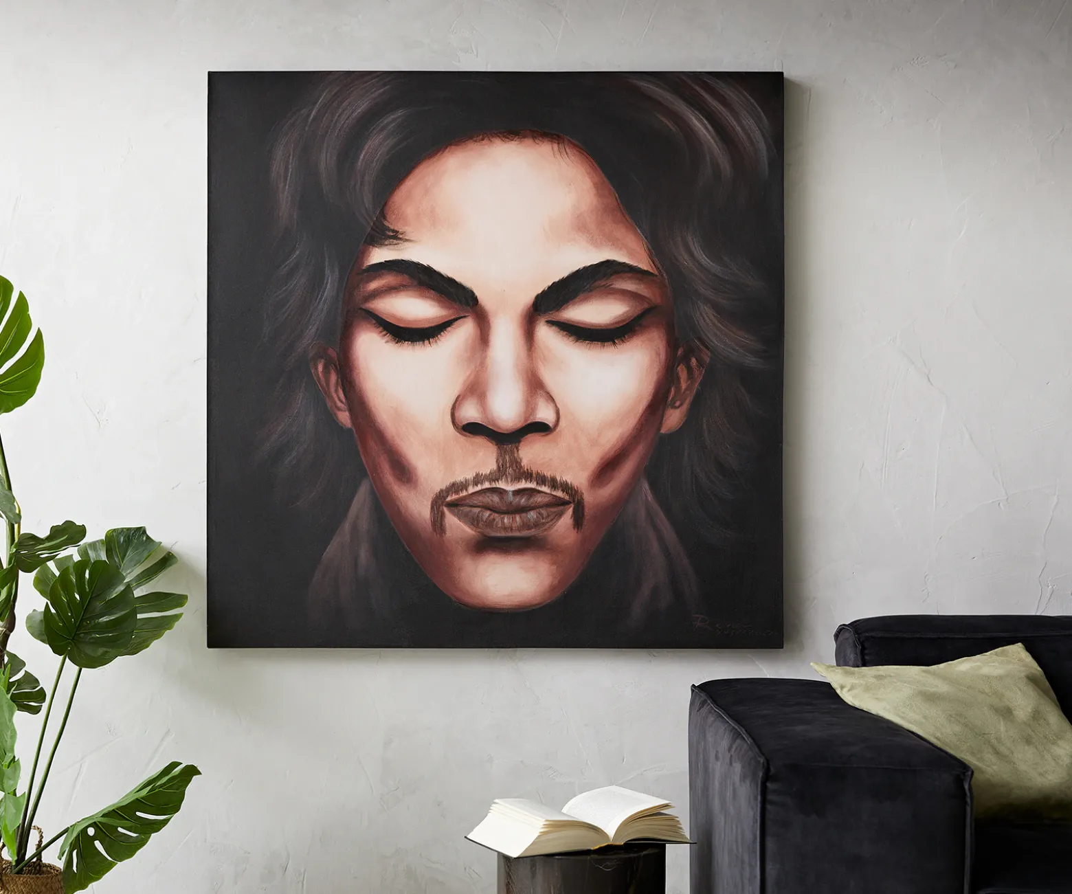 GemäldePrince 120x120 cm Mehrfarbig Recyceltes Metall Sofort versandfertig
