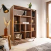 HighboardStonegrace 115x150 Akazie Natur 12 Fächer Steinfurnier V-Fuß Sofort versandfertig