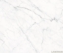KonsolentischEdge Polygonal 180x50 cm Keramik Laminam® Statuarietto Weiß Spios Metall Schwarz Versandfertig ca. 06.01.27