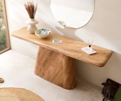 KonsolentischSuva 180x45 cm Akazie Natur Sofort versandfertig