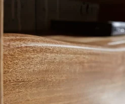 LowboardLive-Edge 230 cm Akazie Natur massiv 4 Schübe Sofort versandfertig