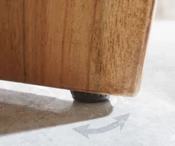 LowboardLive-Edge 190 cm Akazie Natur 4 Schübe 2 Fächer Sofort versandfertig
