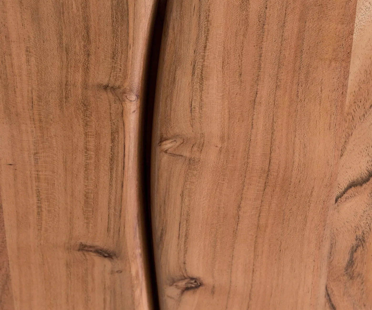 LowboardLive-Edge 200 cm Akazie Natur 4 Türen 2 Fächer Sofort versandfertig