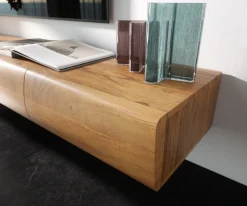 LowboardNew Live-Edge Live-Edge 145 cm Akazie Natur 3 Türen schwebend Sofort versandfertig