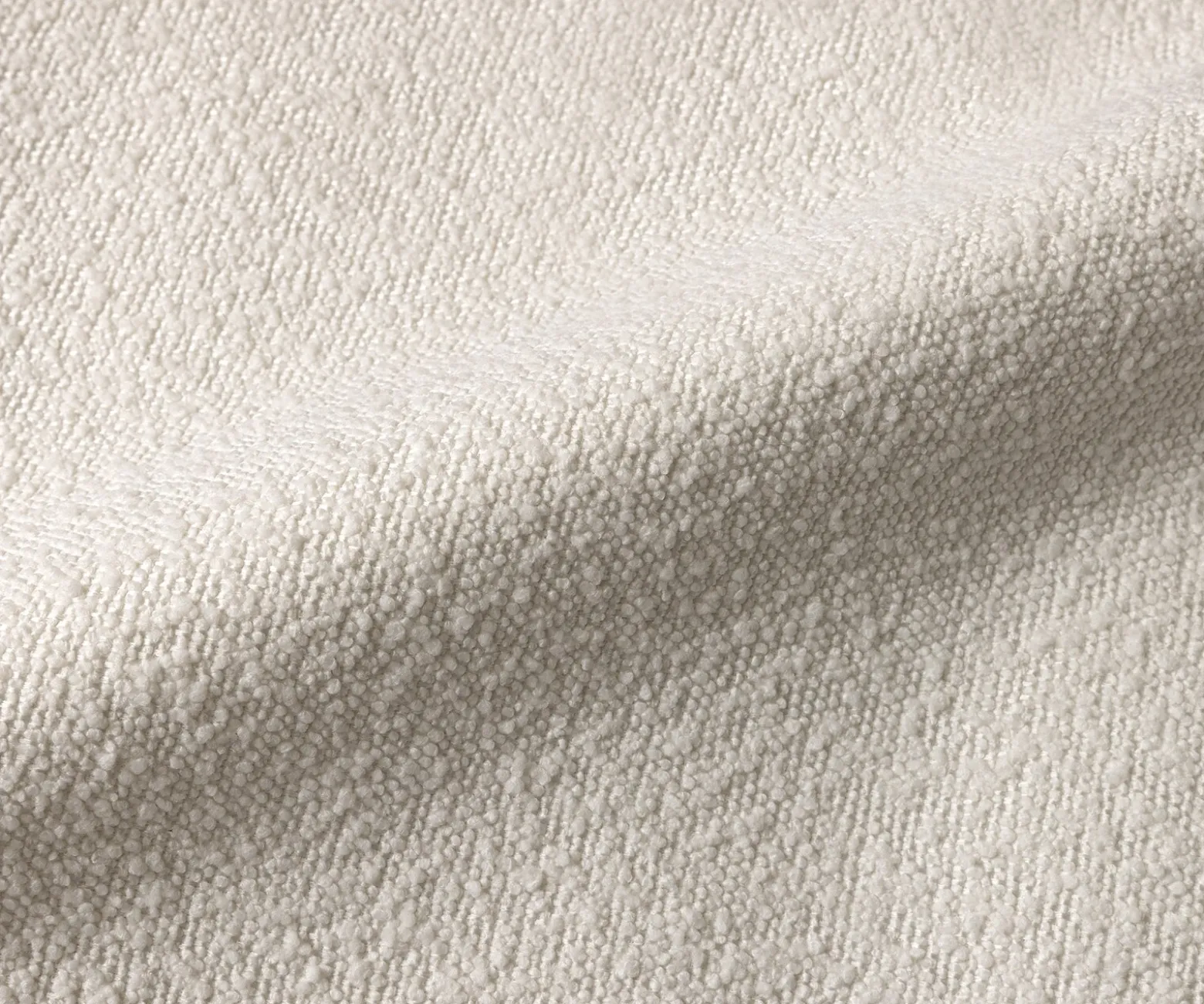 PolsterbettgestellPerlla 180x200 cm Bouclé Creme-Weiß Sofort versandfertig