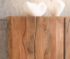 SideboardLive-Edge 220 cm Akazie Natur massiv 6 Türen Sofort versandfertig