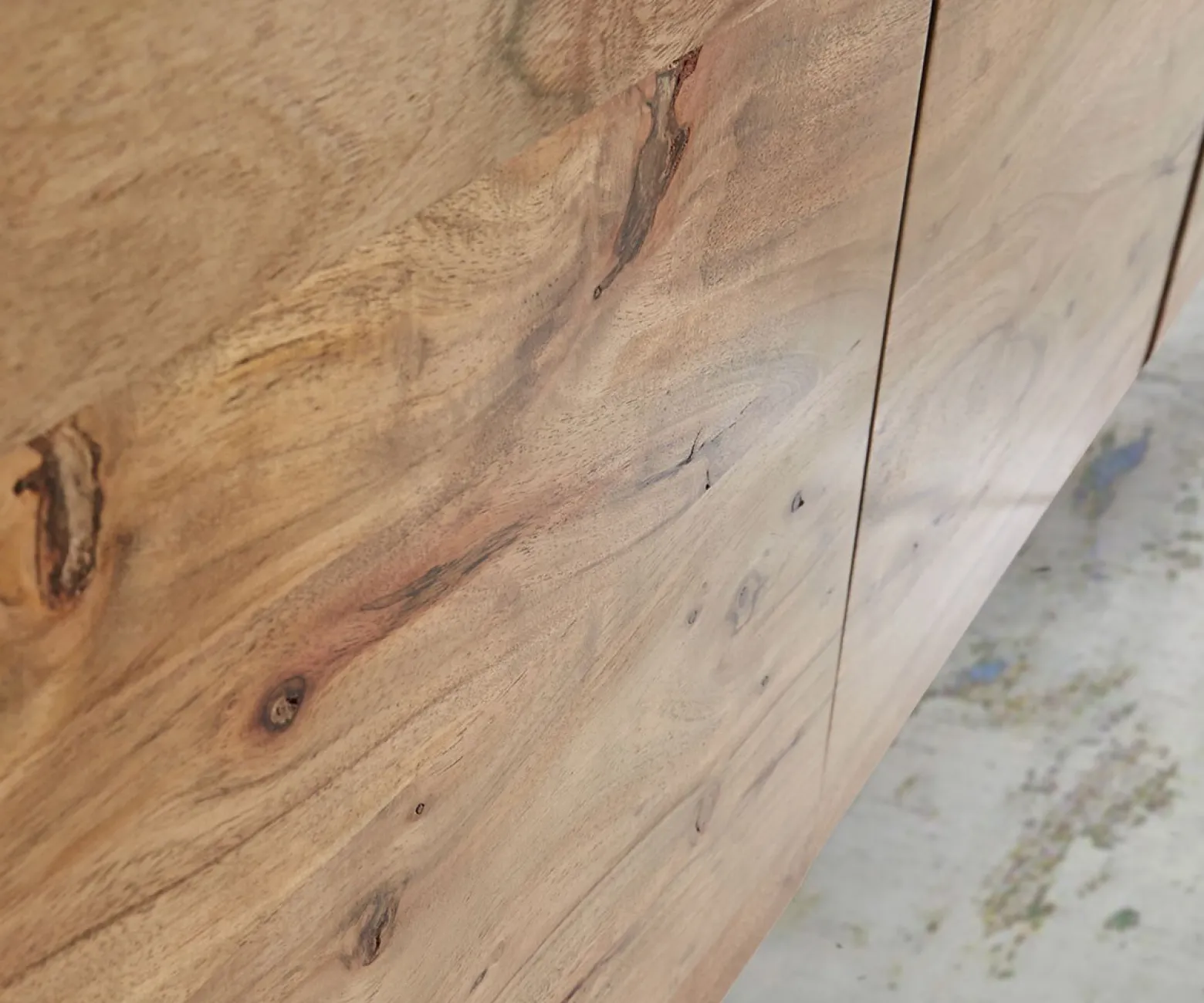SideboardLive-Edge 172 cm Akazie Natur 4 Türen 4 Schübe Sofort versandfertig